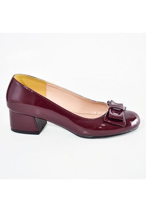 Price Shoes Tacones Casuales Con Moño Mujer 9723058VINO