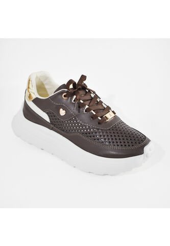 Price Shoes Tenis Urbanos Mujer 352CRISTALCHOCOLATE Price Shoes