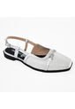 Price Shoes Baletas Tipo Slingback Para Mujer 182BE916PLATA de Price Shoes