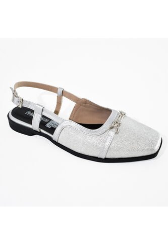 Price Shoes Baletas Tipo Slingback Para Mujer 182BE916PLATA Price Shoes