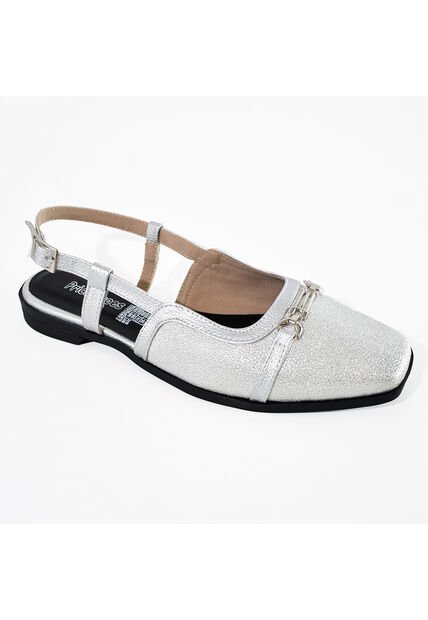 Price Shoes Baletas Tipo Slingback Para Mujer 182BE916PLATA
