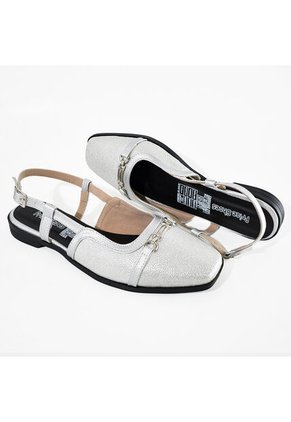 Price Shoes Baletas Tipo Slingback Para Mujer 182BE916PLATA