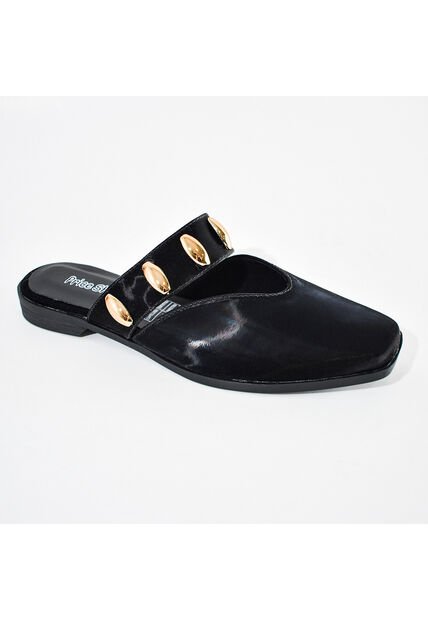 Price Shoes Sandalias Tipo Mule Planas Con Estilo Para Mujer 182BE268NEGRO