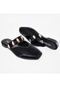 Price Shoes Sandalias Tipo Mule Planas Con Estilo Para Mujer 182BE268NEGRO de Price Shoes