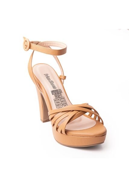 Price Shoes Sandalia Tacón Para Mujer 182FL858AMARETTO