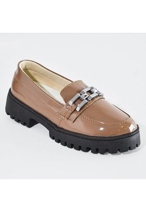 Price Shoes Mocasines De Tendencia Con Suela Track Para Mujer 1321165AMARETTO