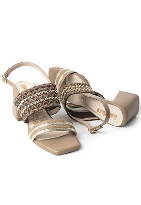 Price Shoes Sandalias Tacón Bloque Mujer 4423256CAFE