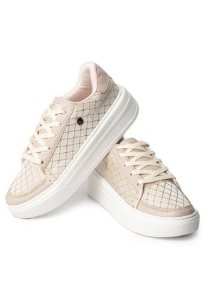 Price Shoes Tenis Urbanos Con Plataforma Mujer 252D-03NUDE