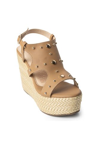 Price Shoes Sandalias Con Plataforma Mujer 192M-113AMARETTO Price Shoes