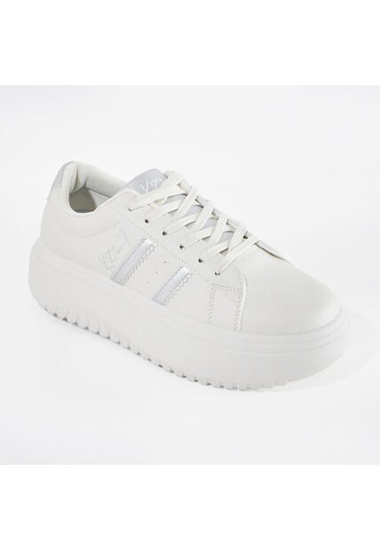 Price Shoes Tenis Plataforma Mujer 202WN46-ABPLATA