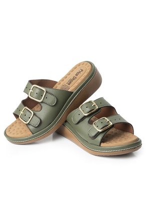 Price Shoes Sandalias Confortables Mujer 6922603-2VERDE