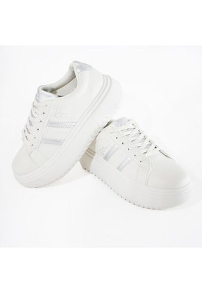 Price Shoes Tenis Plataforma Mujer 202WN46-ABPLATA