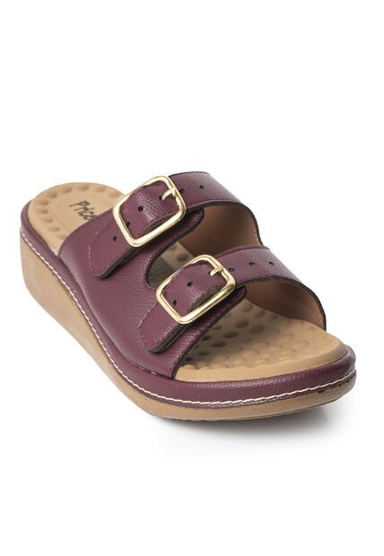 Price Shoes Sandalias Confortables Mujer 6922603-2VINO