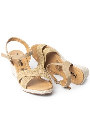 Price Shoes Sandalias Con Plataforma Mujer 692A219BEIGE