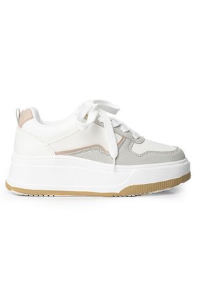 Price Shoes Tenis Urbanos Con Plataforma Mujer 822762TALCO
