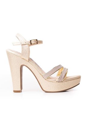 Price Shoes Sandalia Tacón Para Mujer 182FL872CHAMPANA