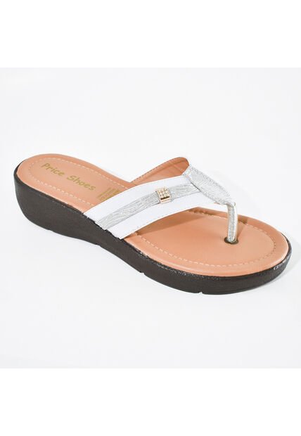 Price Shoes Sandalias Con Plataforma Para Mujer 862M-13BLANCO