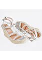 Price Shoes Plataforma Con Estoperoles De Moda Para Mujer 182AL844PLATA de Price Shoes
