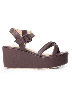 Price Shoes Sandalias Con Plataforma Mujer 9521243VINO