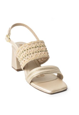 Price Shoes Sandalias Elegantes Mujer 4423256CHAMPANA Price Shoes