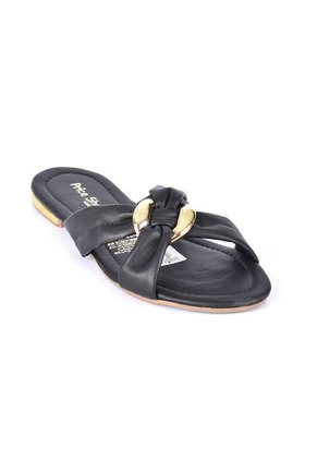 Priceshoes Sandalias Planas Para Mujeres 402408Negro