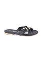 Priceshoes Sandalias Planas Para Mujeres 402408Negro de Price Shoes