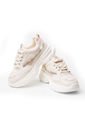 Price Shoes Tenis Moda Para Mujer822613BEIGE de Price Shoes