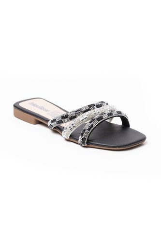 Price Shoes Sandalias Planas Para Mujer 272HV28NEGRO Price Shoes