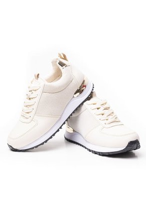Price Shoes Tenis Casual Para Mujer 822568BEIGE