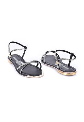 Price Shoes Sandalia Plana Para Mujer 482103NEGRO