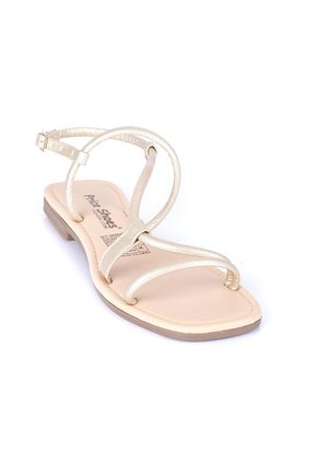 Price Shoes Sandalias Planas Para Dama 6423025Champana