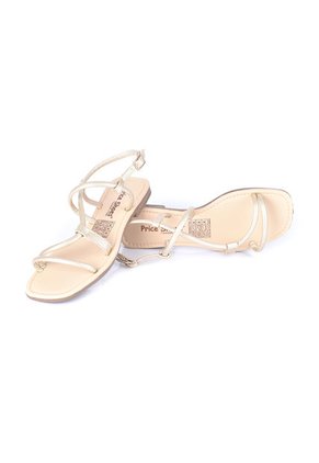 Price Shoes Sandalias Planas Para Dama 6423025Champana