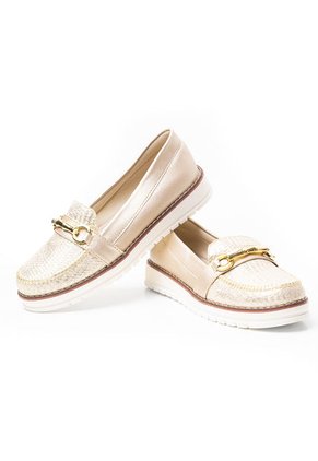 Price Shoes Mocasin Casual Mujer 252A106CHAMPANA
