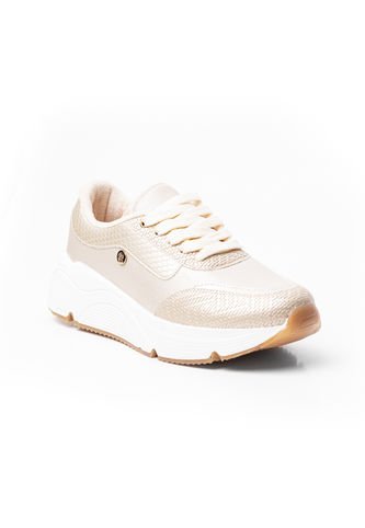 Price Shoes Tenis Casual Moda Mujer 282M484CHAMPANA Price Shoes