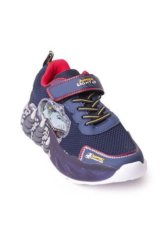 Price Shoes Tenis Infantiles Con Luces Para Niños 204NOGR25-DDAZUL Price Shoes