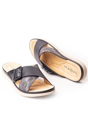 Price Shoes Sandalia Plana Para Mujer 6223J8345NEGRO