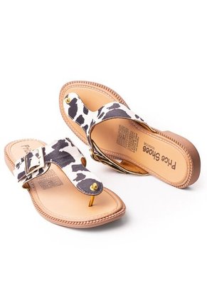 Price Shoes Sandalia Plana Para Mujer 692P49VTNEGRO