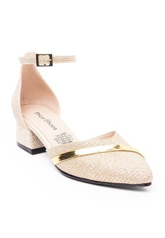 Price Shoes Tacon Moda Para Mujer 542577CHAMPANA Price Shoes