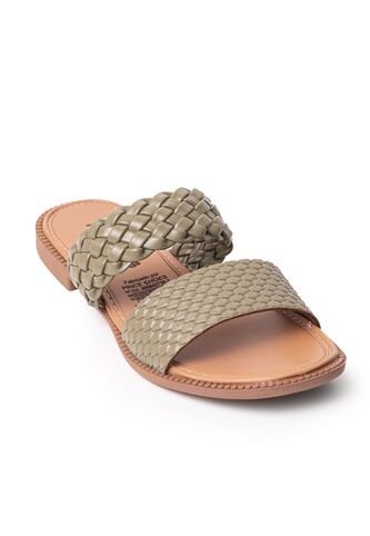 Price Shoes Sandalia Plana Para Mujer 692502OLIVA Price Shoes