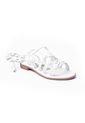 Price Shoes Sandalias Planas Para Dama 302E209SBLANCO de Price Shoes