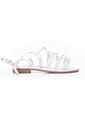 Price Shoes Sandalias Planas Para Dama 302E209SBLANCO de Price Shoes