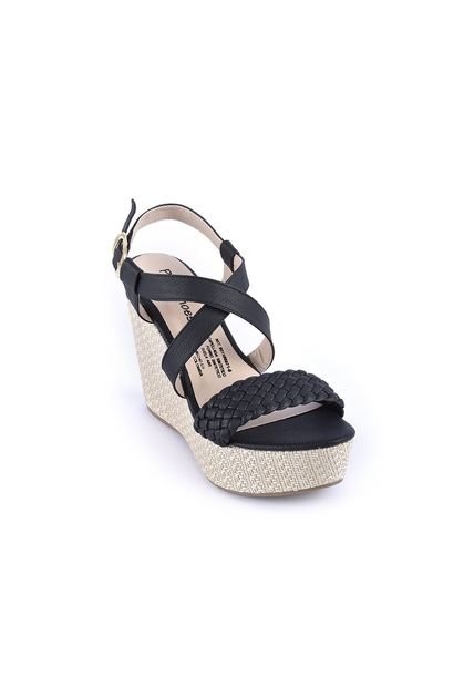 Priceshoes Sandalias Plataforma Negro 882MargaritaNegro