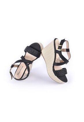 Priceshoes Sandalias Plataforma Negro 882MargaritaNegro