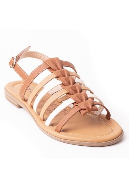 Priceshoes Sandalias Planas Mujeres 3022503MIEL