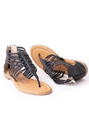 Priceshoes Sandalias Planas Mujeres 3022525NEGRO