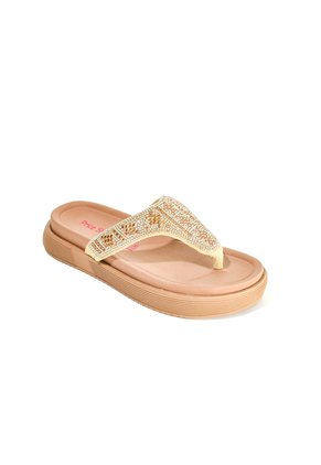 Price Shoes Sandalias Confort Brillo Mujer 912752ORO