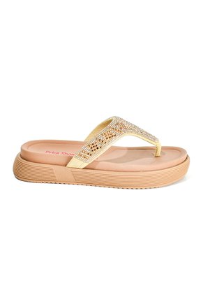 Price Shoes Sandalias Confort Brillo Mujer 912752ORO