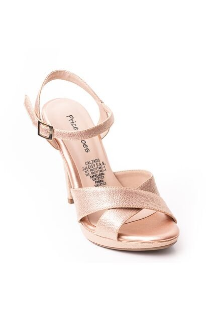 Price Shoes Tacón Alto Para Mujer 542918OROROSA