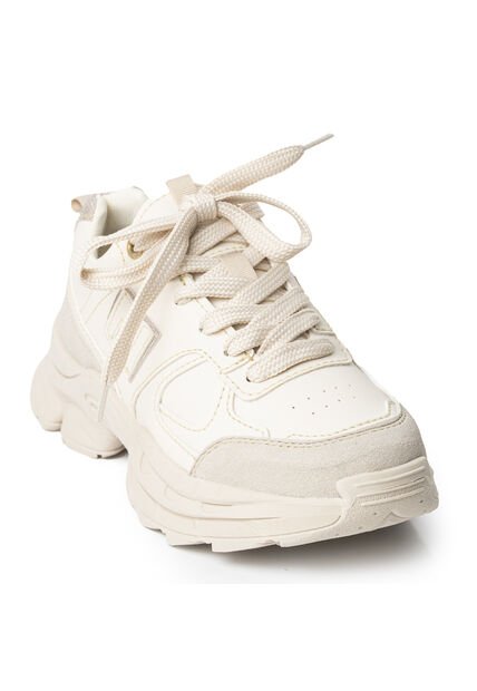 Price Shoes Tenis Urbanos Mujer 822747BEIGE