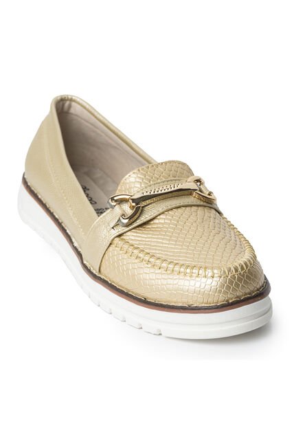 Price Shoes Mocasines Elegantes Mujer 252124CHAMPANA